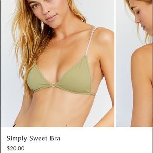 free people simply sweet bra